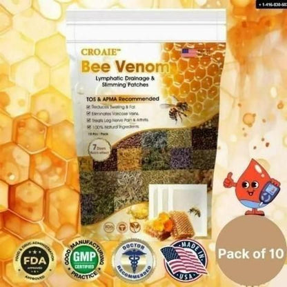 Bee Venom Lymphatic Damage Repair & Sliming Patches (10 Patches)