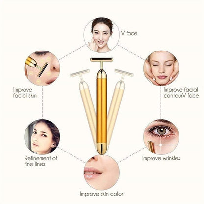 24K Facial Massage Roller