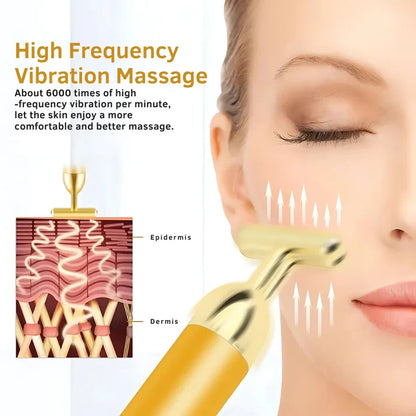 24K Facial Massage Roller